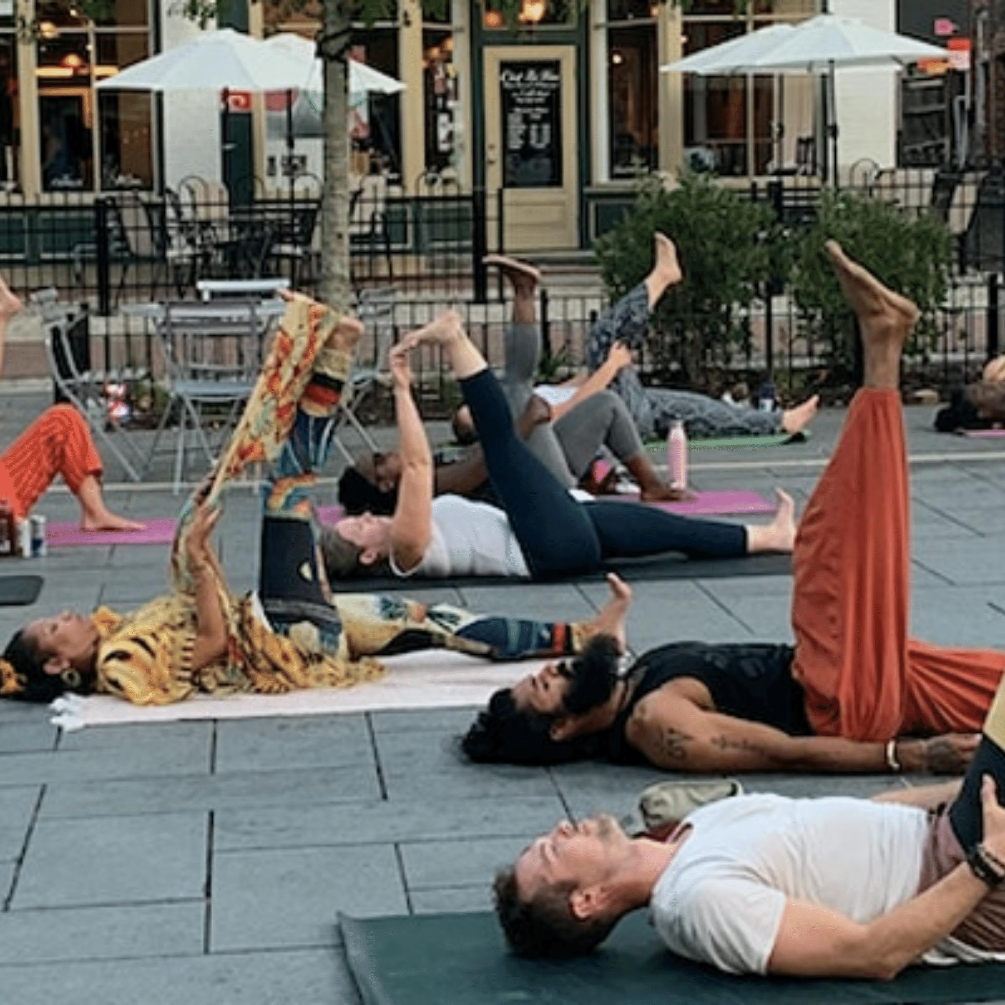 BareSOUL Community Yoga + Meditation at 17th Street Market