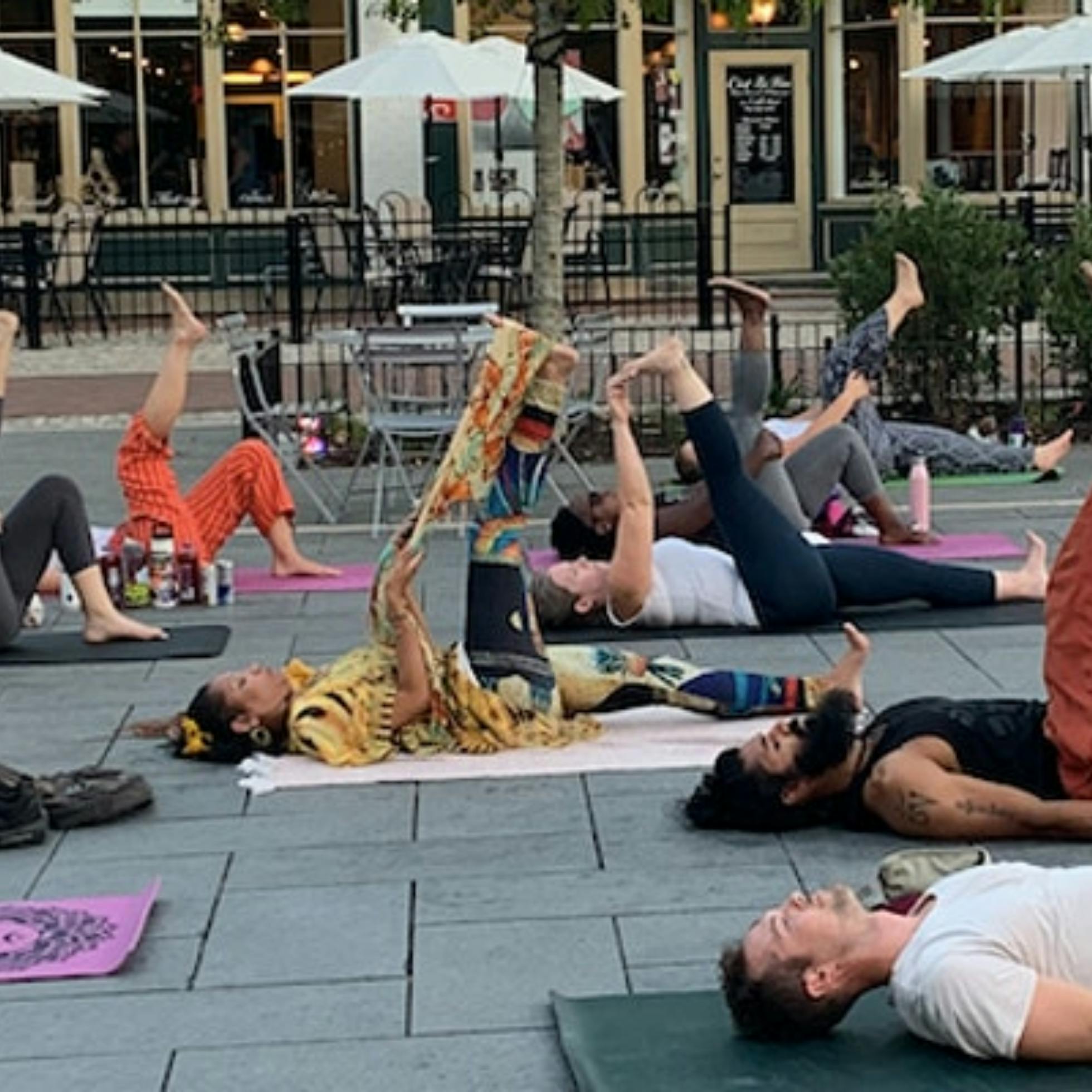 BareSOUL Community Yoga + Meditation at 17th Street Market