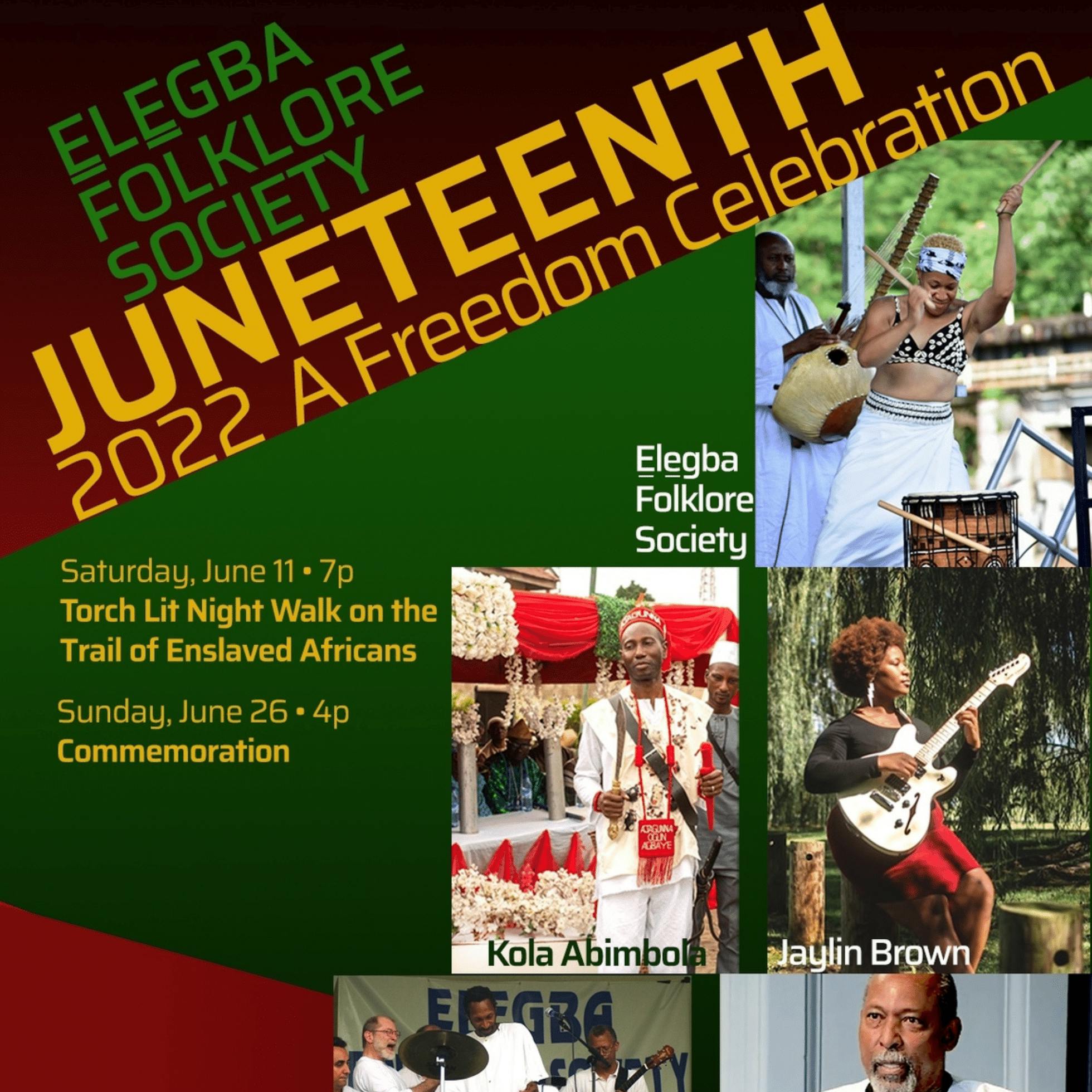 Elegba Folklore Society's Juneteenth 2022 Celebration