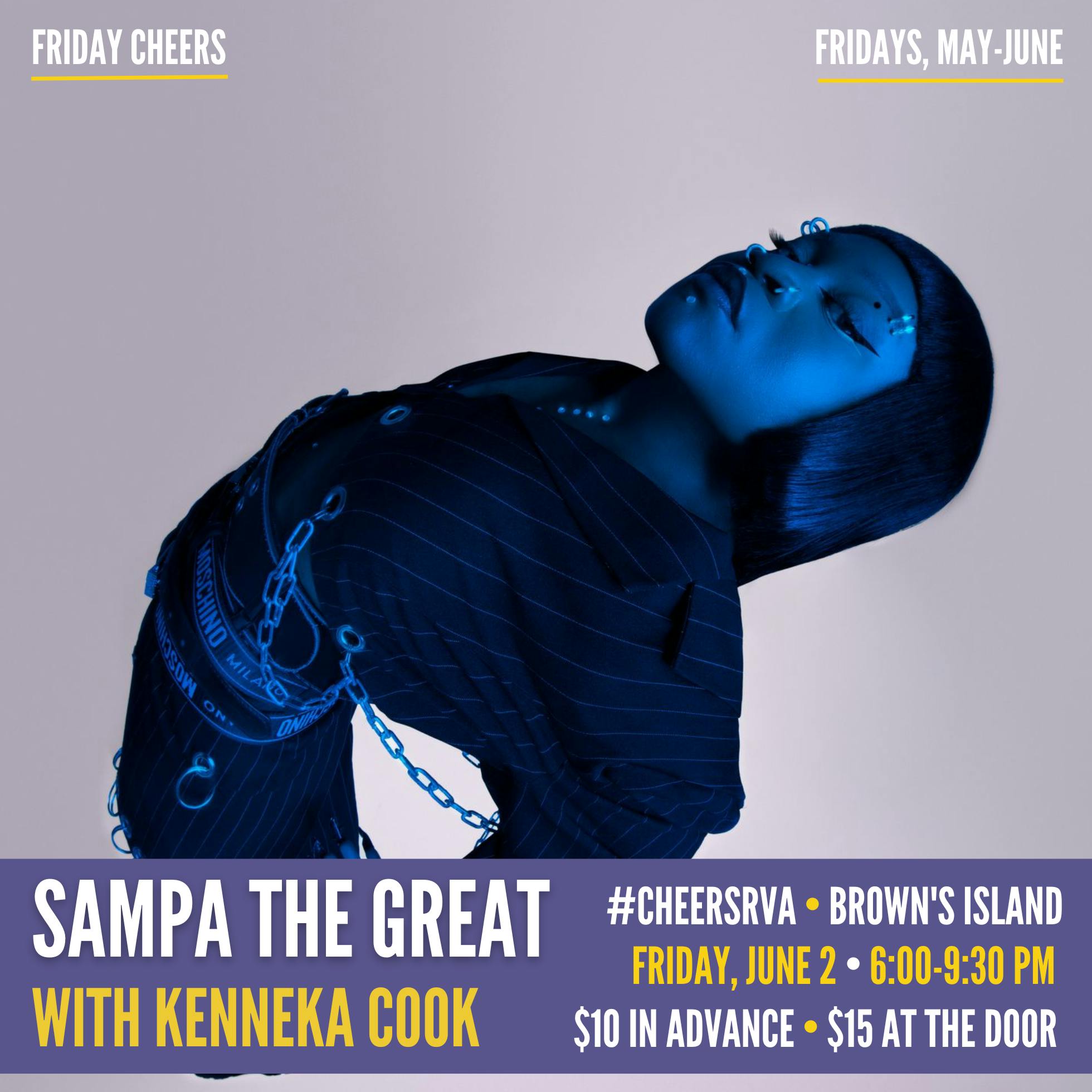 Sampa The Great with Kenneka Cook at Friday Cheers 2023 on Brown's Island