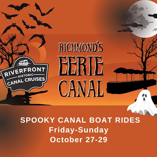 Eerie Halloween Canal Cruises in Downtown Richmond