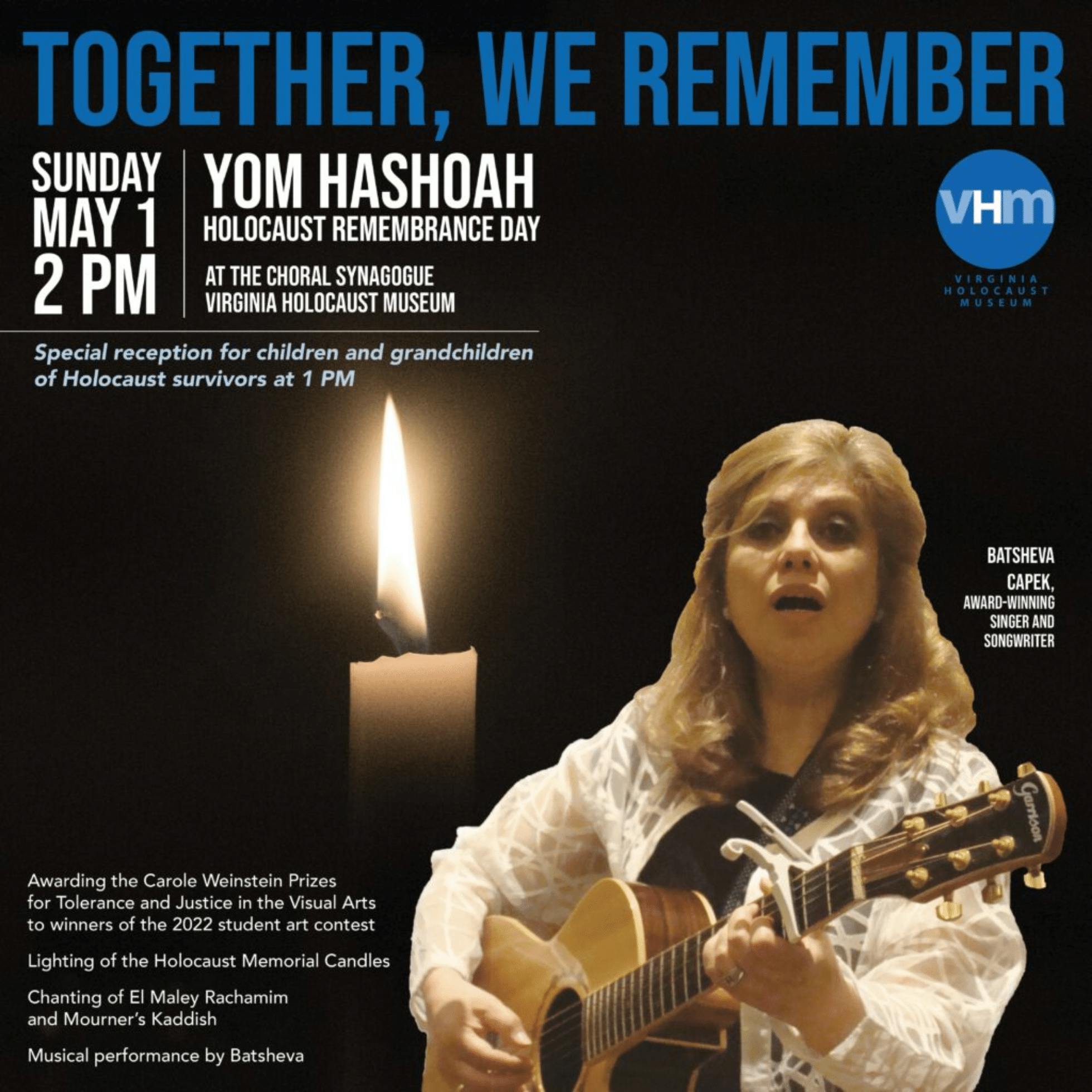 YOM HASHOAH 2022 Richmond Virginia