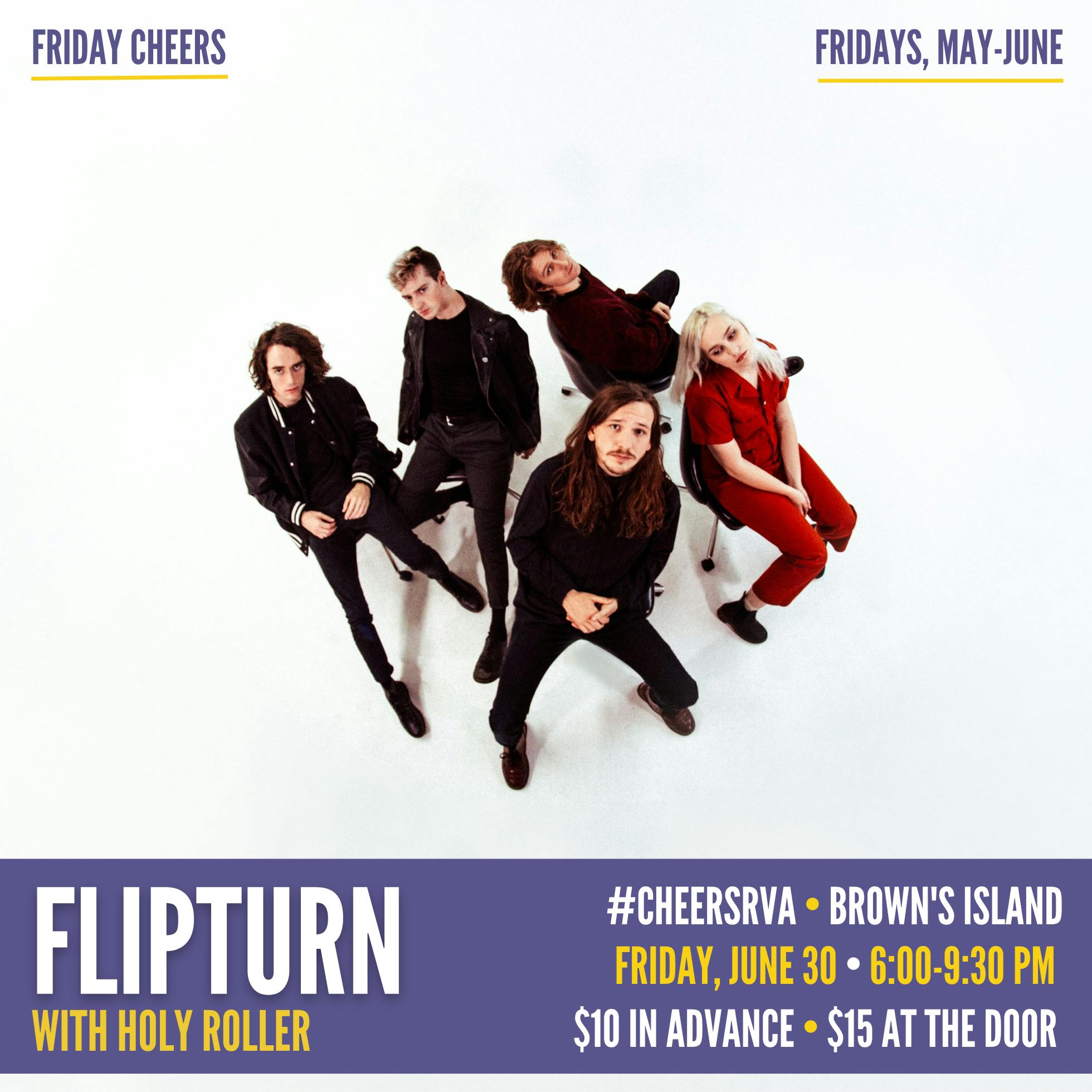 Flipturn with Holy Roller at Friday Cheers 2023 on Brown's Island